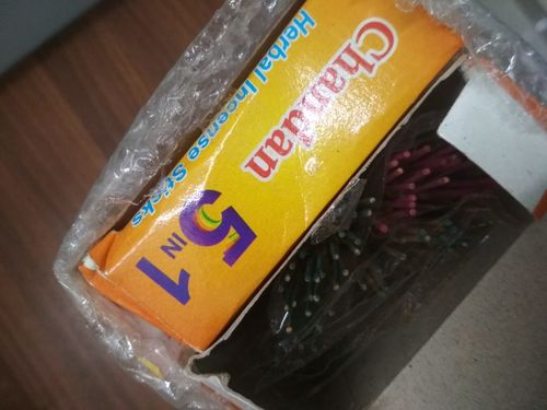Customer photo review of 5 in 1 Chandan Agarbatti / Natural & Handrolled Incense