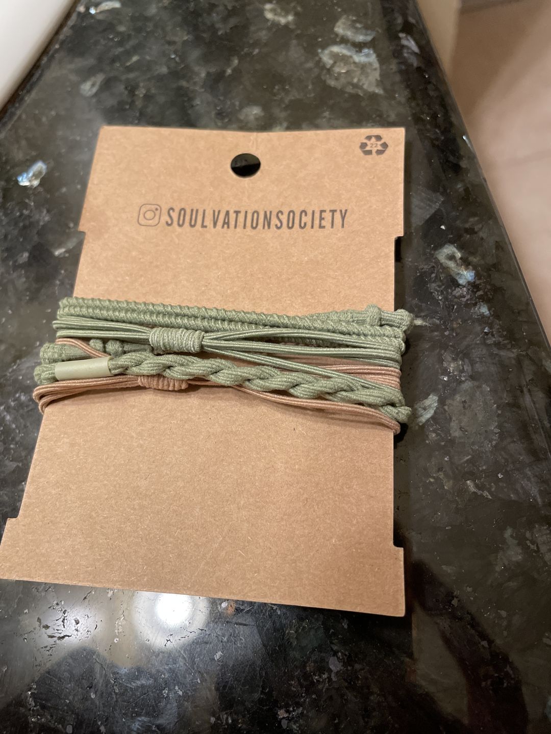 Customer photo review of Boho Hair Ties