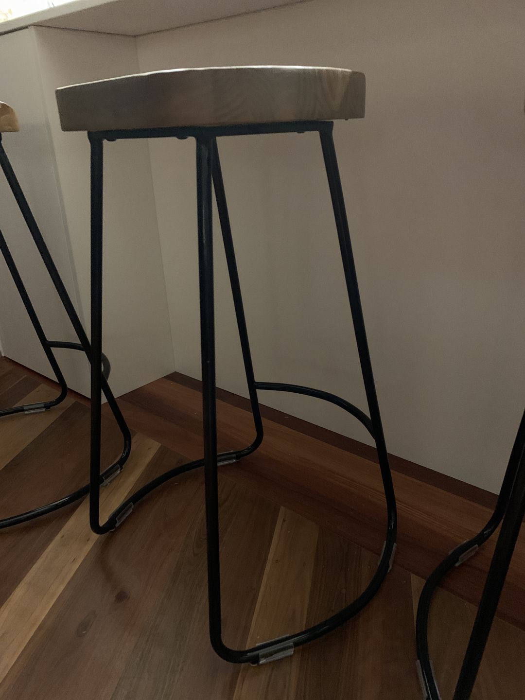 Customer photo review of Clear Felt Clip on Sled Chair Glides - Sleigh Chair Glides