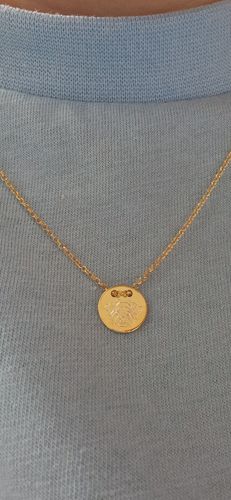 Customer photo review of Custom Love Necklace