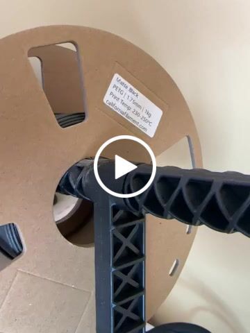 Customer video review of Matte Black PETG Filament 1.75mm 1kg