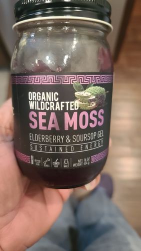 Customer photo review of Elderberry and Soursop Infused Sea Moss Gel