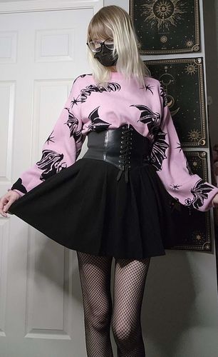 Customer photo review of NEV Dark Bat Knit Sweater