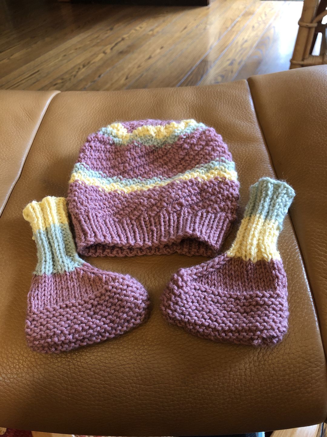 Customer photo review of Plymouth Yarn Dreambaby DK Acrylic Knitting Yarn