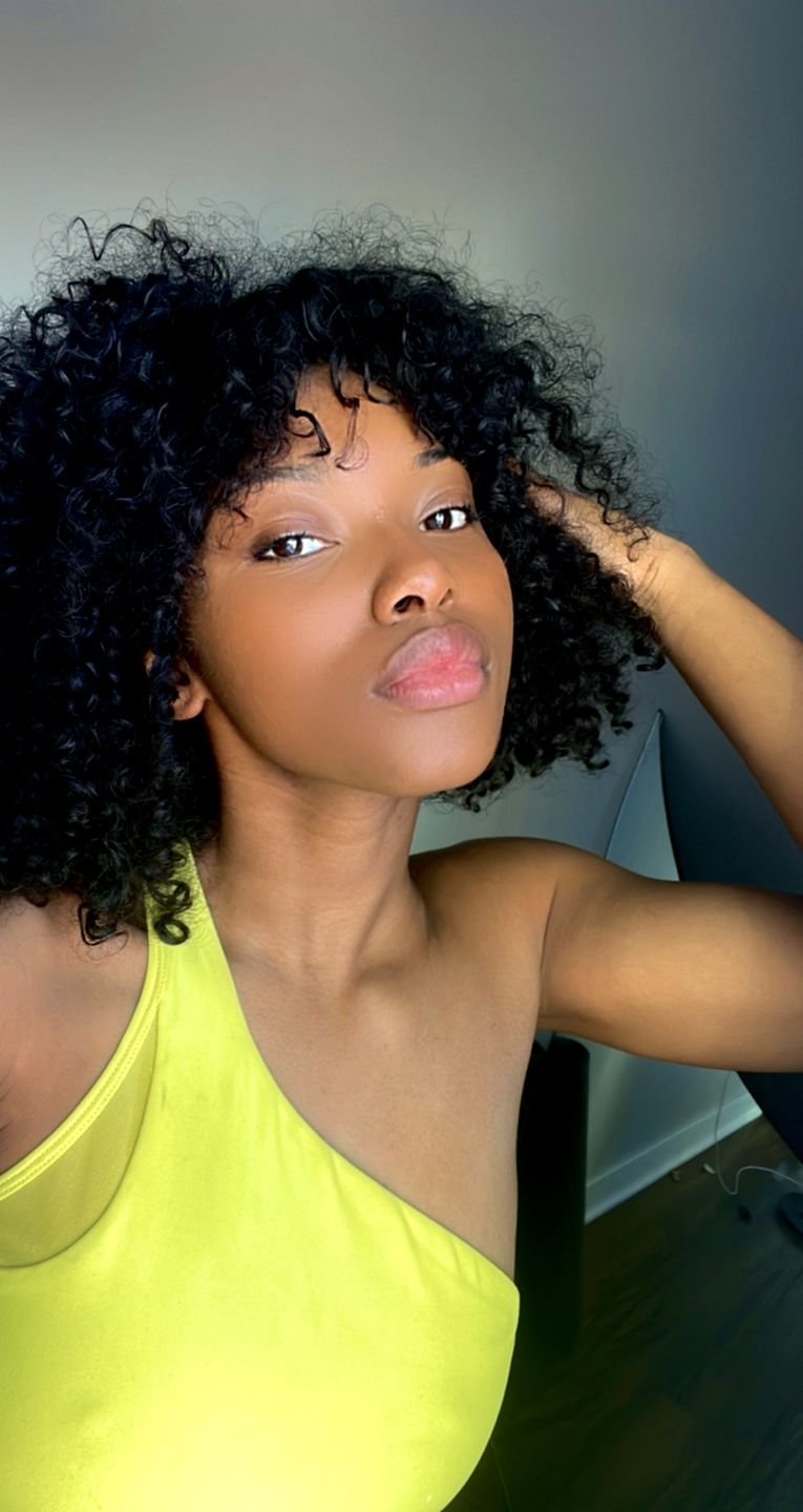 Customer photo review of Brazilian Curly Bundle