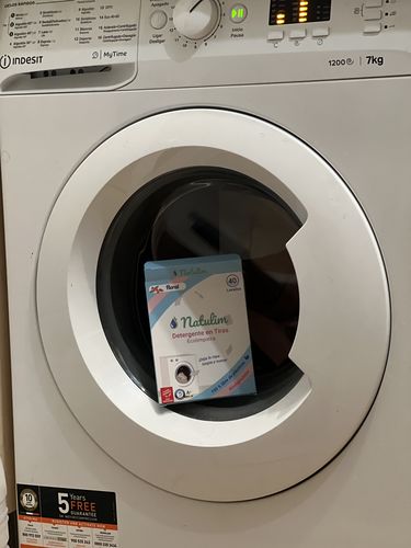 Customer photo review of Eco-Tiras de Detergente 40 lavados Natulim