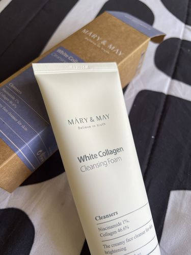 Customer photo review of White Collagen Cleansing Foam 150ml