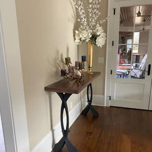 Customer photo review of Metal Counter & Bar Table Legs - Curva - 36H, 40H inch - Set of 2 pcs - Flowyline