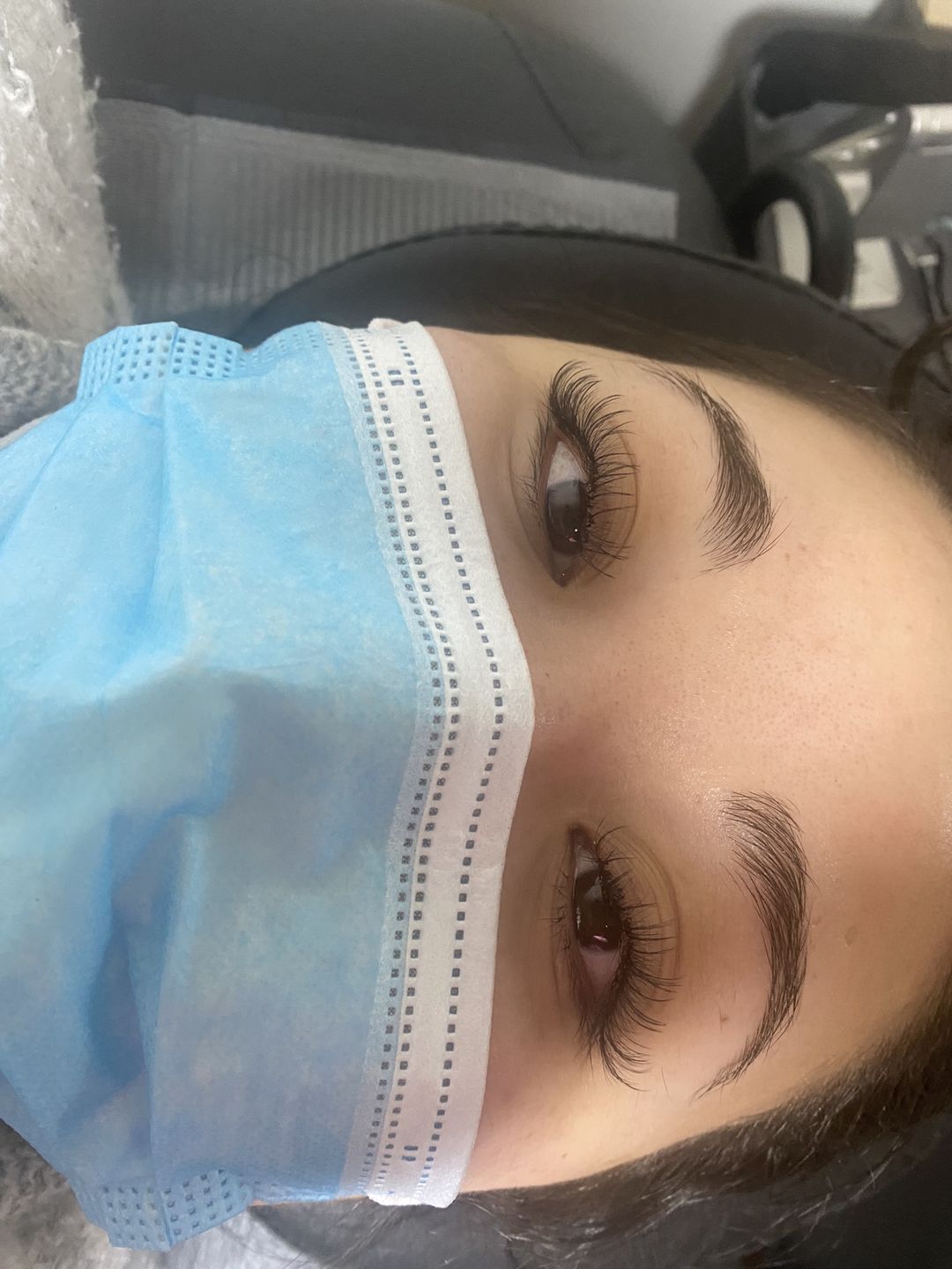 Customer photo review of 7D LOOSE PROMADE WISPY LASHES 0.05 SINGLE LENGTH 9-15MM