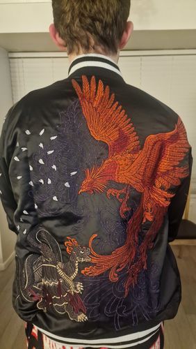 Customer photo review of Four Legendary Creatures Sukajan Souvenir Jacket