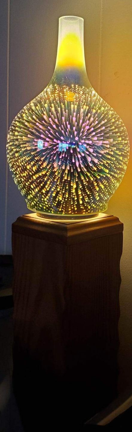 Customer photo review of Oil Aroma Diffuser 3D Glass