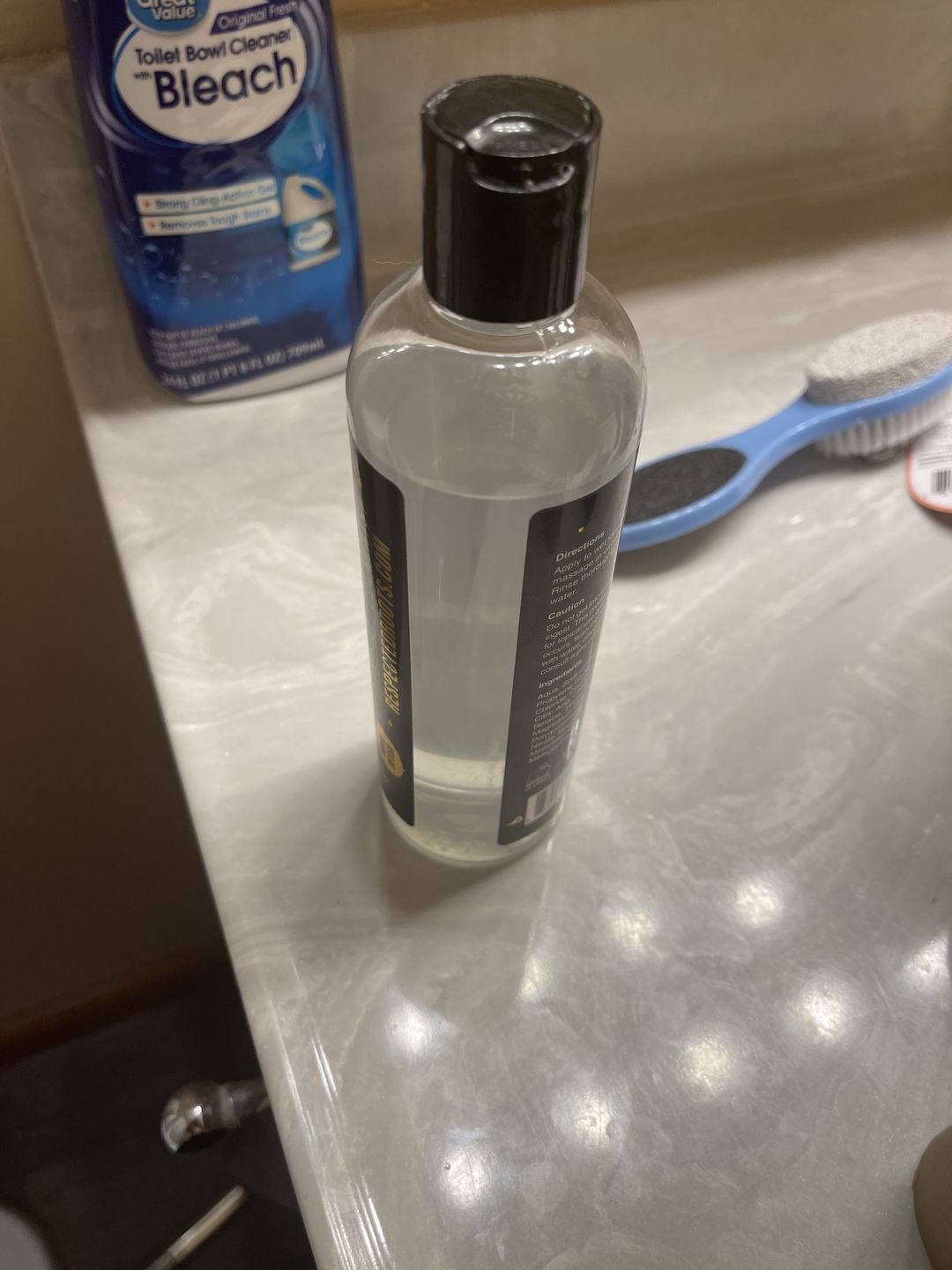 Customer photo review of Respected Roots Body Wash (12 oz.)