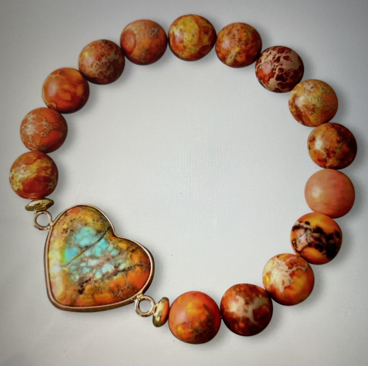 Customer photo review of Love of Fire Healing Bracelet