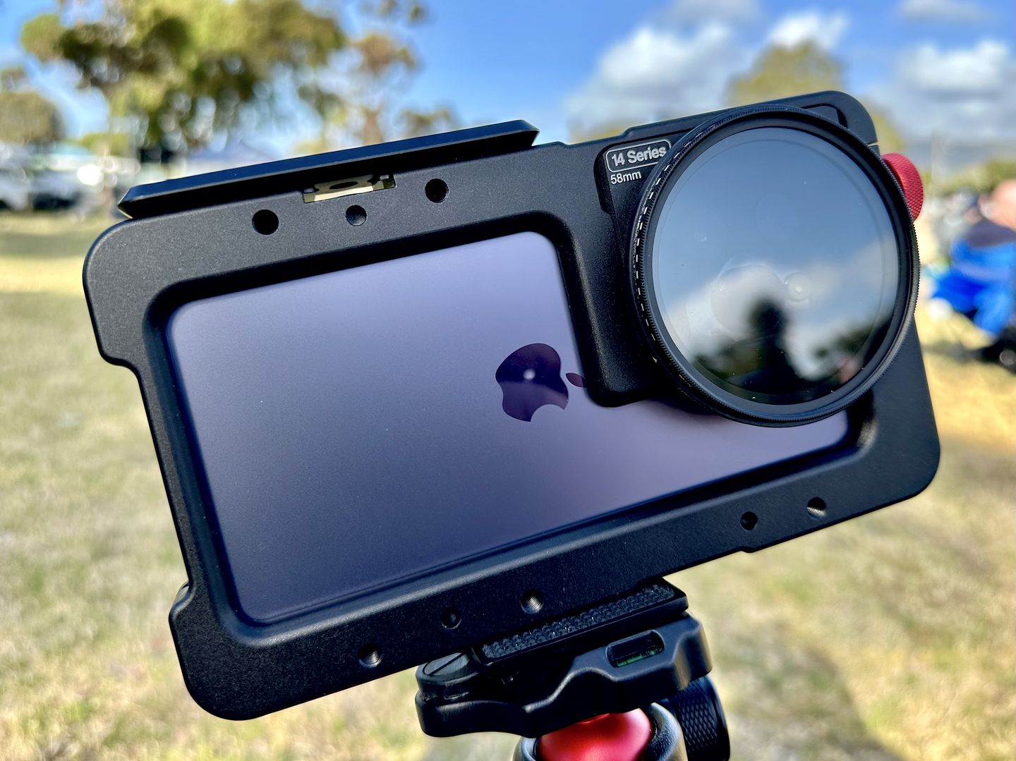 Customer photo review of 58mm Filter Mount for Beastcage 14 Series