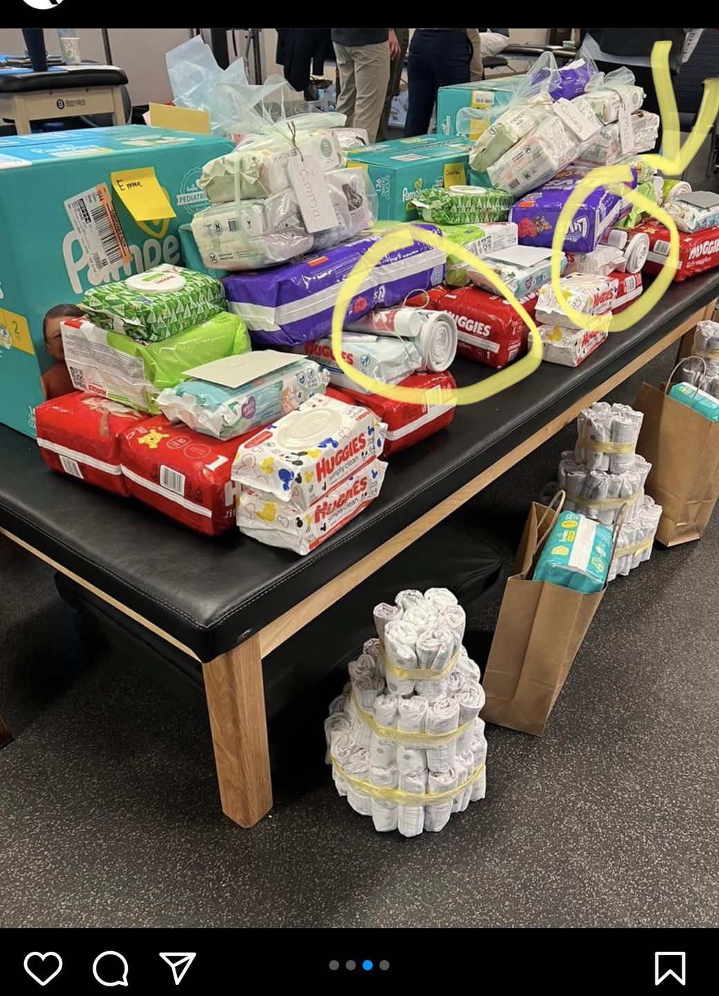 Customer photo review of Patterned Super Soft Diaper Change Mats Machine Washable