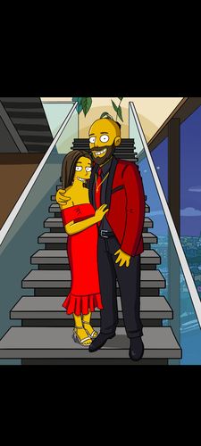 Customer photo review of 'The Simpsons' Custom Portrait
