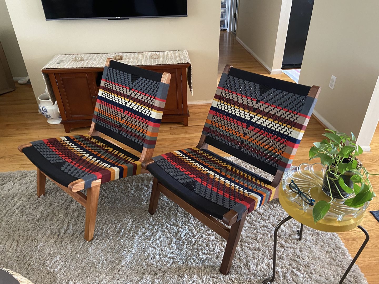 Customer photo review of Masaya Lounge Chair | San Geronimo Pattern