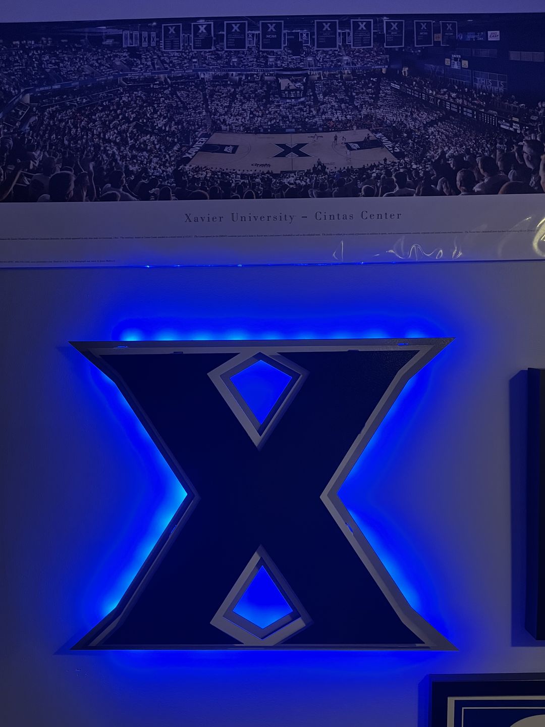 Customer photo review of Xavier "X" 3D Vintage Metal Artwork 19" x 16"