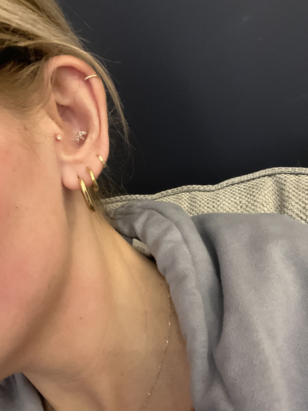 Customer photo review of Essential Earrings Extra Small