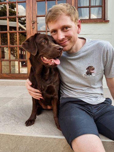 Customer photo review of CUTE DOGS CUSTOM TEE