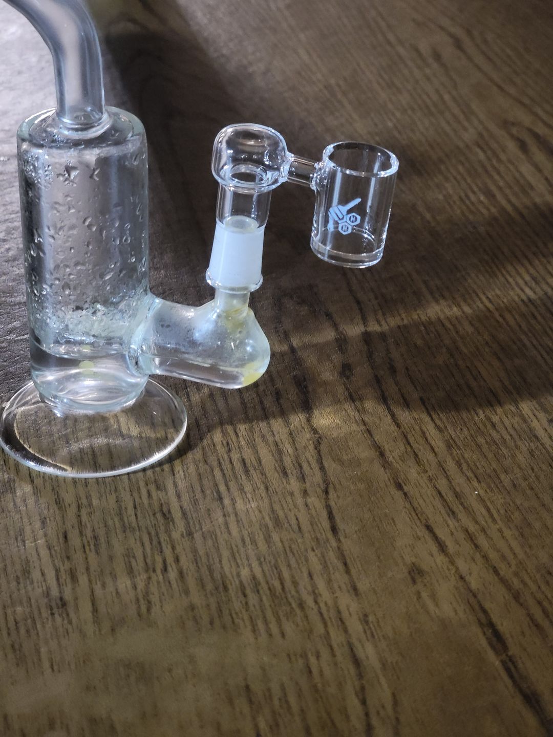 Customer photo review of ORIGINAL BEVEL SIDECAR QUARTZ BANGER - 90° DEGREE | YL