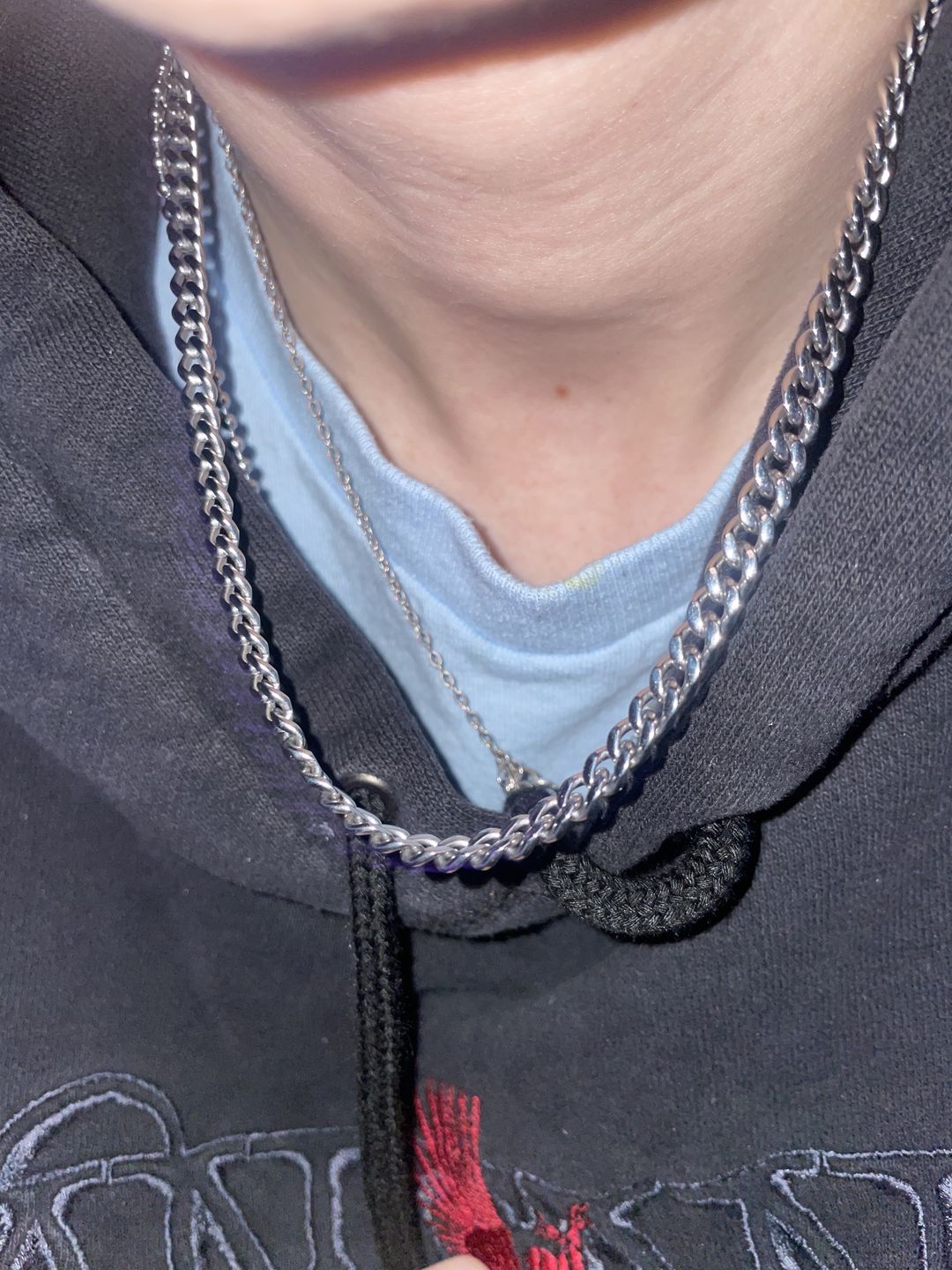 Customer photo review of 5mm Cuban Link Chain