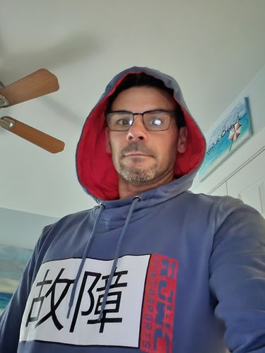 Customer photo review of Failure Hoodie Blue
