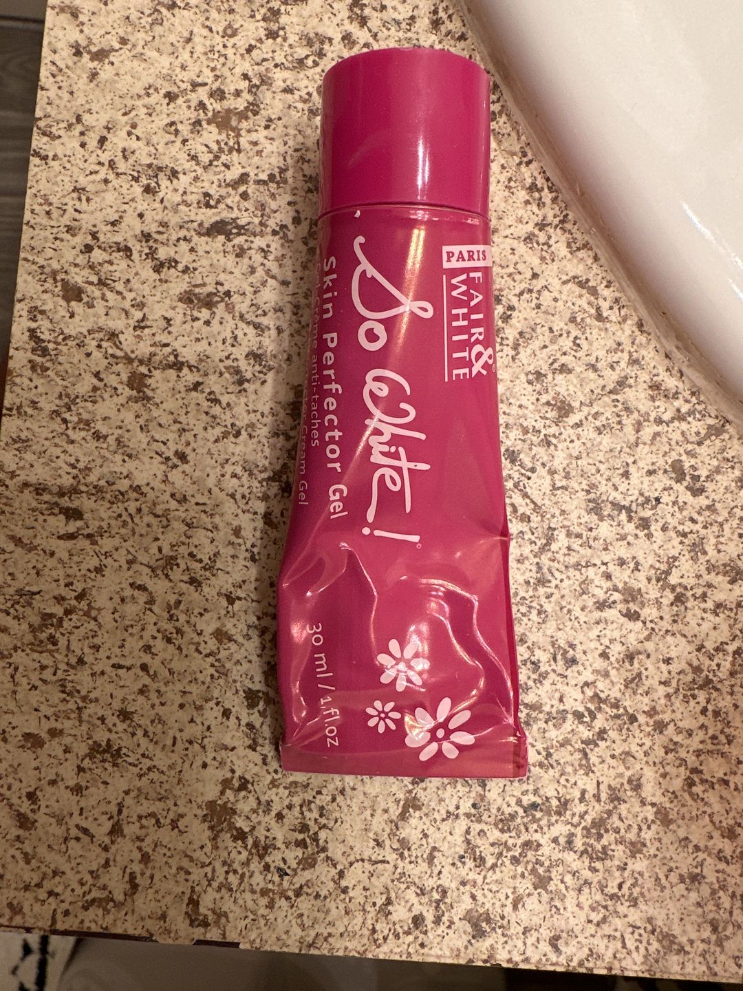 Customer photo review of Fair and White So White Skin Perfector Gel 30ml / 1 fl oz