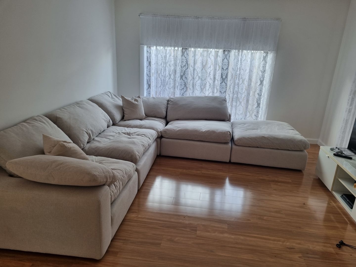 Customer photo review of Cloud Classic Modular | Customizable Corner Sofa Feather Down