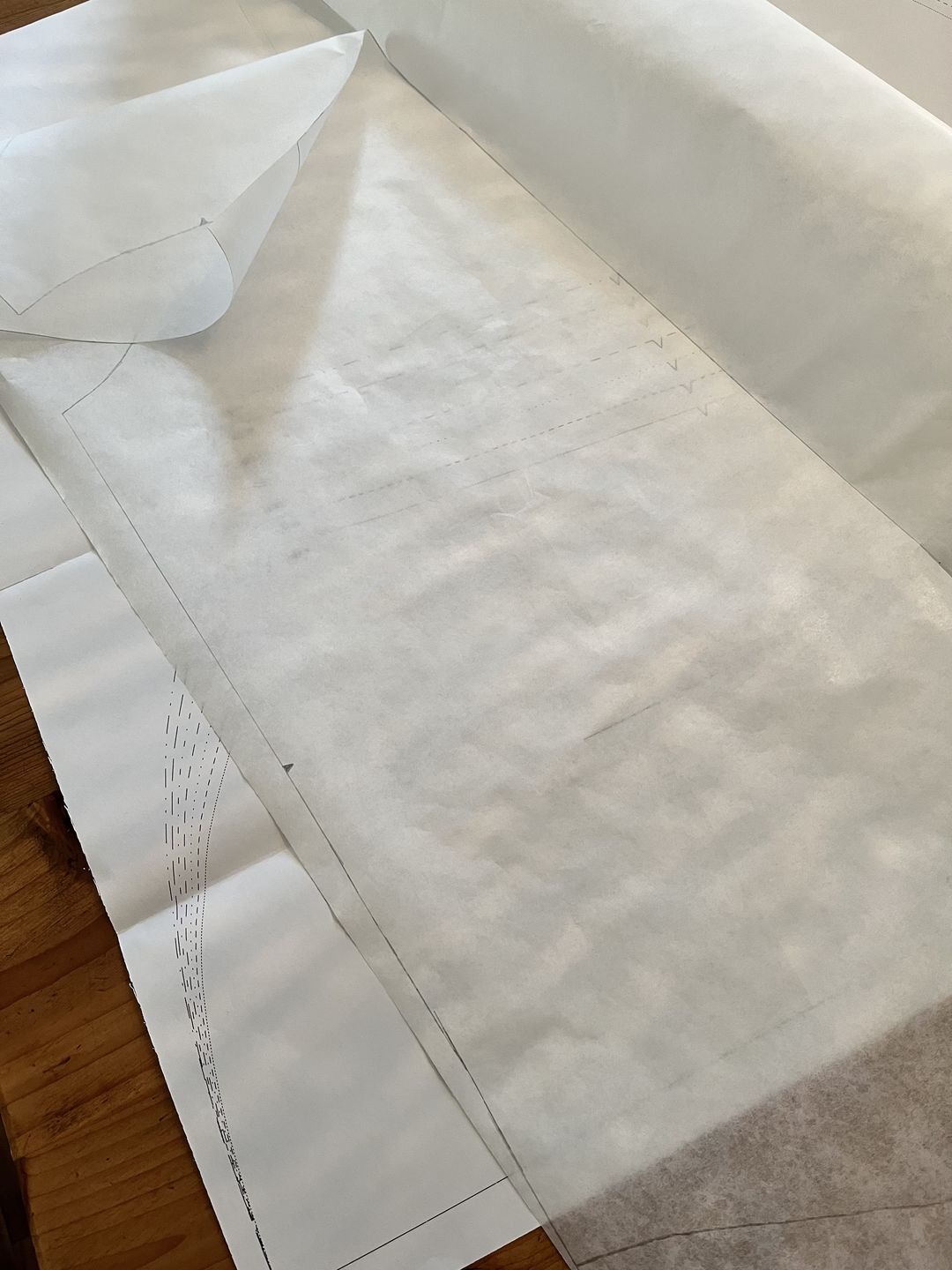 Customer photo review of Prym Dressmakers Pattern Tracing Paper