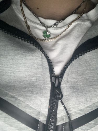 Customer photo review of .925 4 clover pendant & necklace