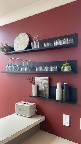 Customer photo review of FOLD Display Ledge 1200