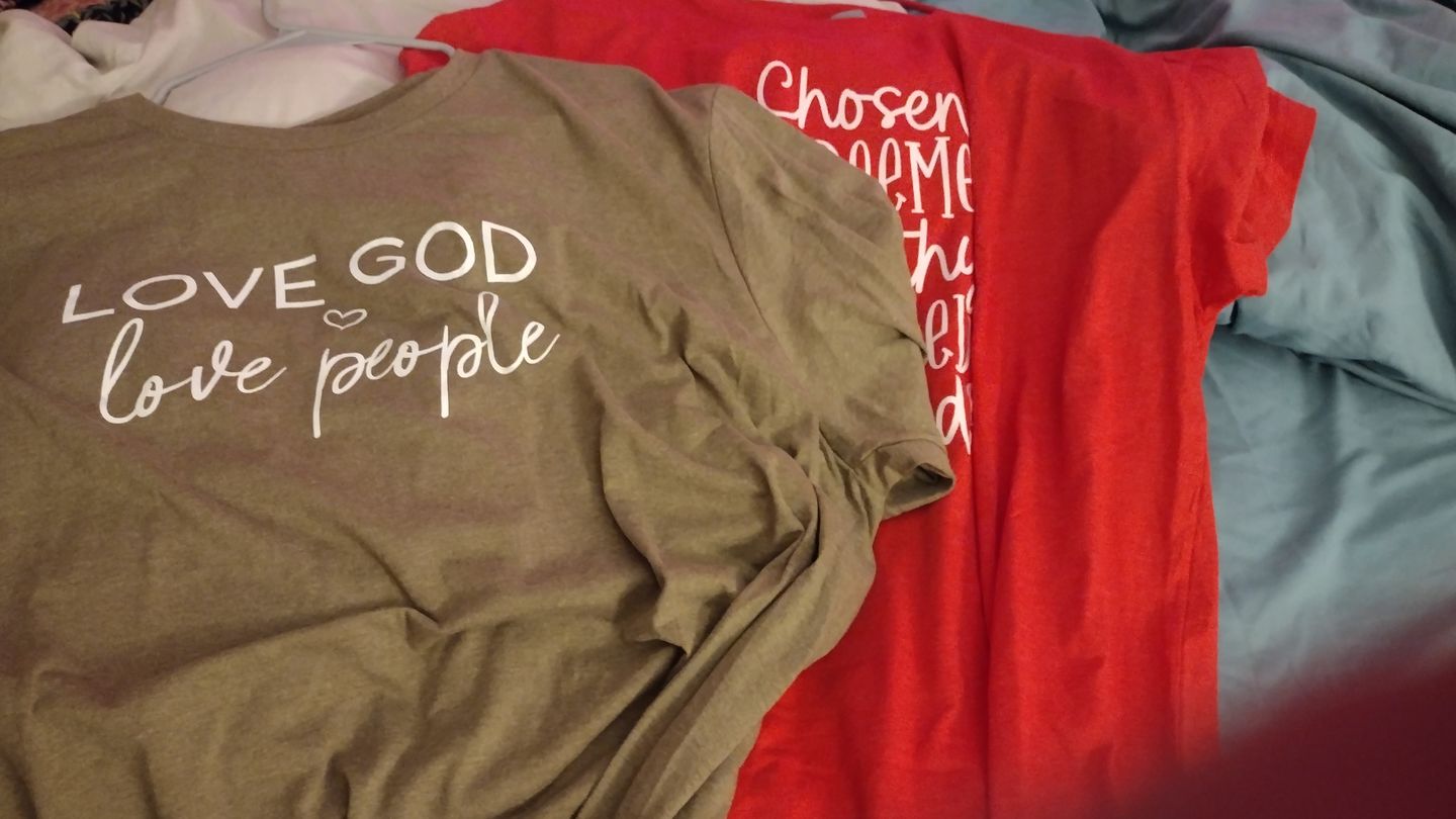 Customer photo review of Mystery Shirt