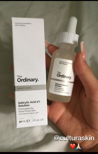 Customer photo review of Salicylic Acid 2% Exfoliating Blemish Solution 30ml