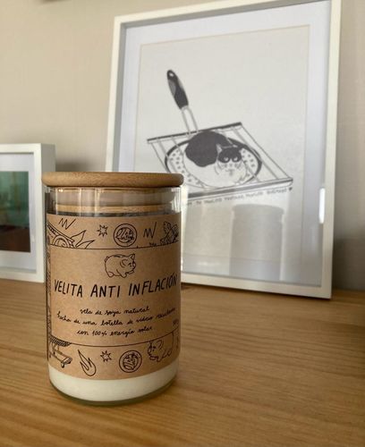 Customer photo review of Velita Anti Inflación - Aroma Frutal - Transparente