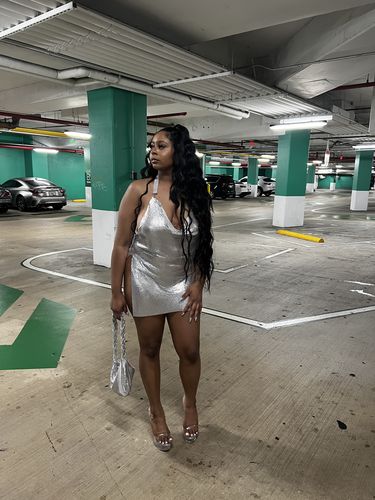 Customer photo review of Tiffany Chainmail Dress (SILVER)