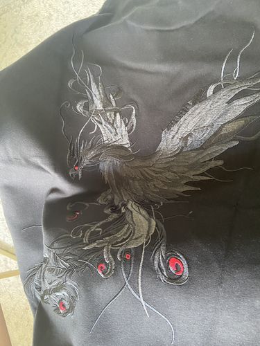 Customer photo review of Phoenix Embroidered Sukajan T-shirt