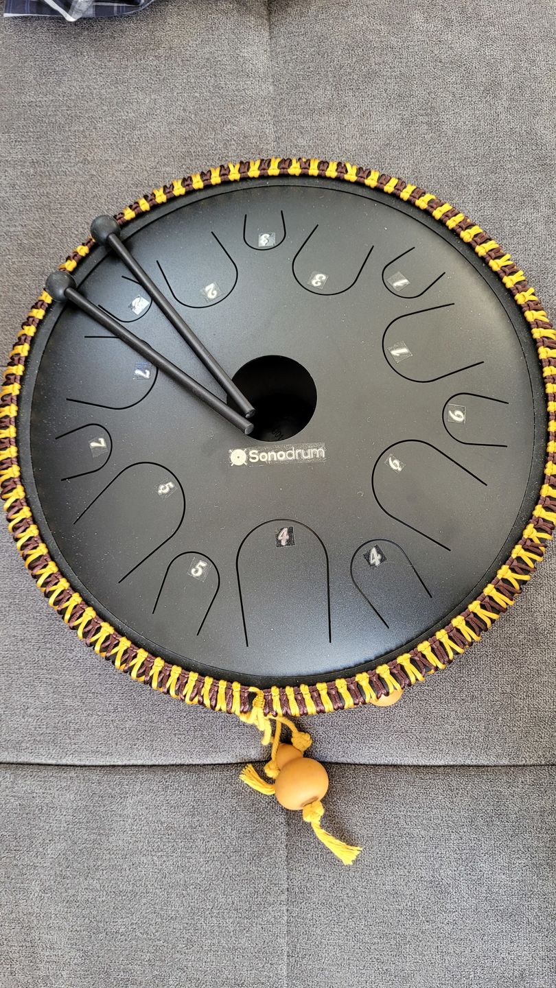 Customer photo review of Sonodrum Zungentrommel - "Exclusive" - Handgefertigt - 38cm - 14 Zungen - C-Dur
