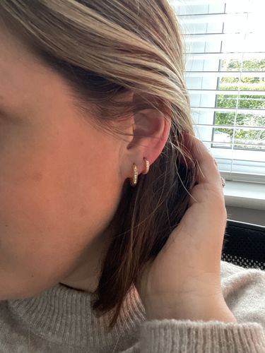 Customer photo review of Annachiara Hoops