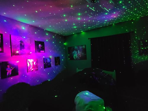 Customer photo review of Astronaut Galaxy Projector