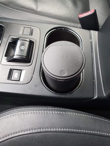 Customer photo review of Alloy Car Trash Bin Rubbish Holder Wrapper Garbage Can Office Ashtray Cup