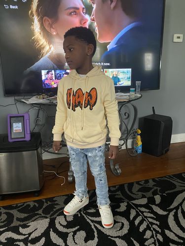 Customer photo review of Rawyalty Tiger Chenille Hoodie and Jogger Set