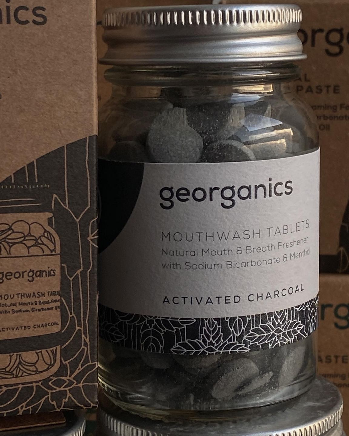 Customer photo review of Mouthwash Tablets - Charcoal