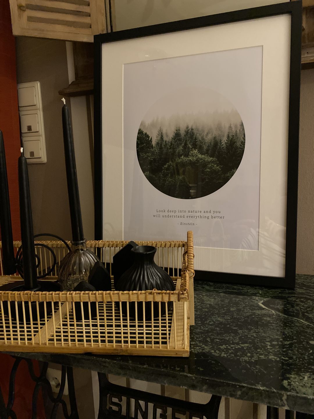 Customer photo review of Fotografie-Poster Mystischer Wald