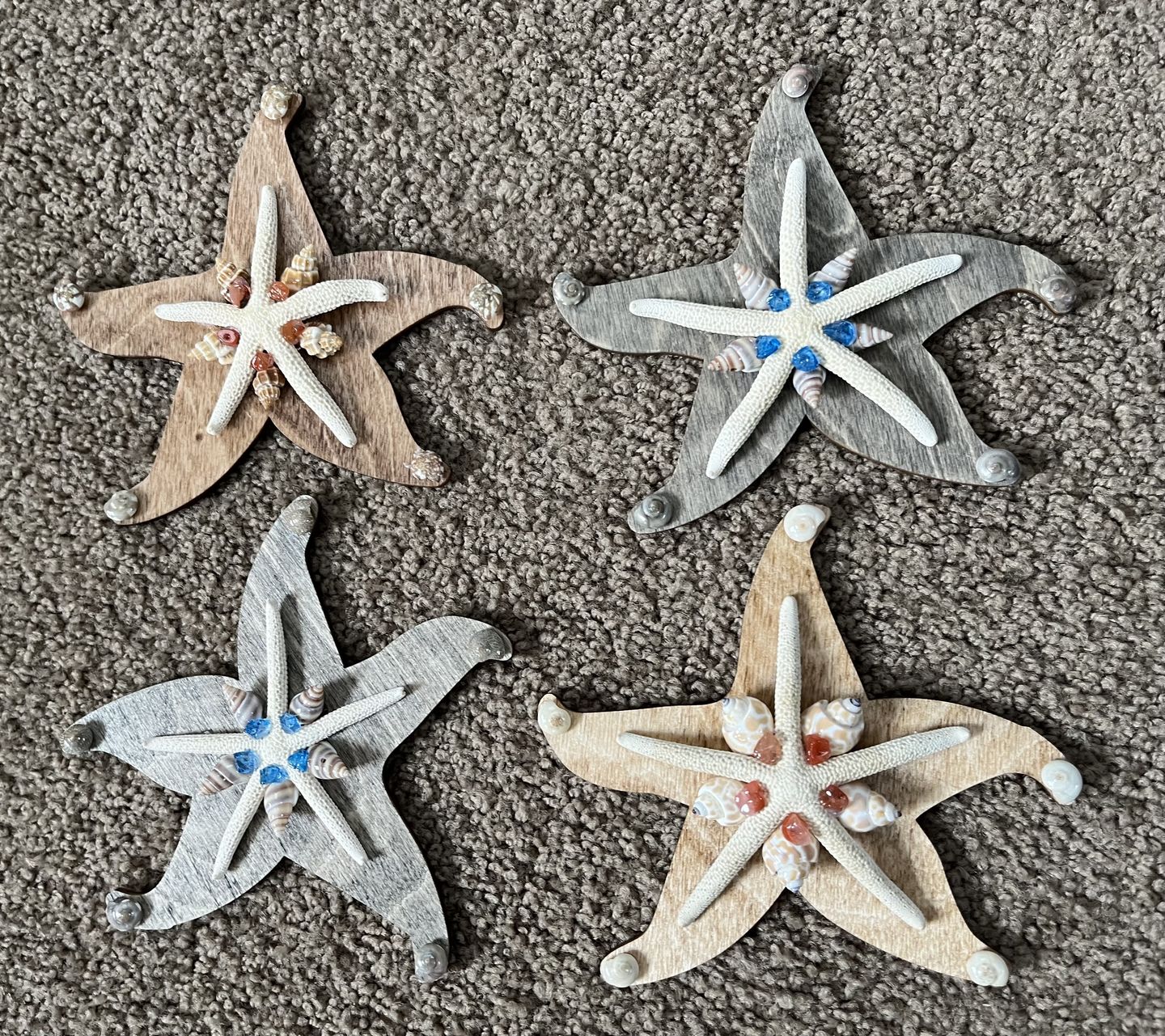 Customer photo review of Unfinished Wood Starfish Sea Star Shape - Craft - up to 36" DIY