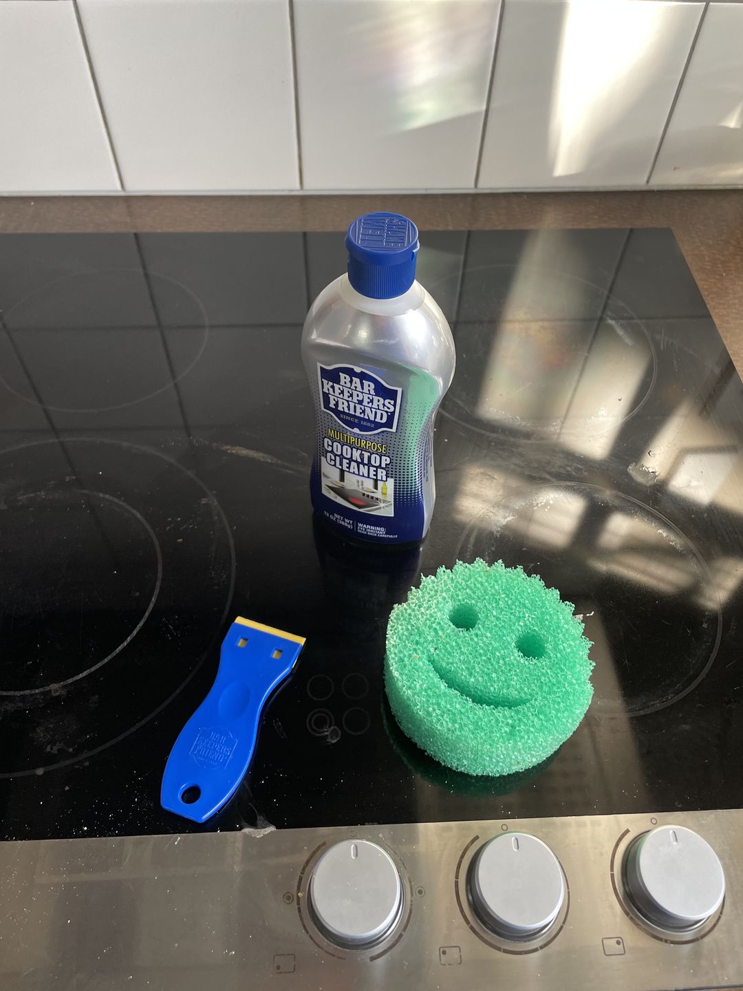 Customer photo review of Bar Keepers Friend 5 Piece Spring Cleaning Kit
