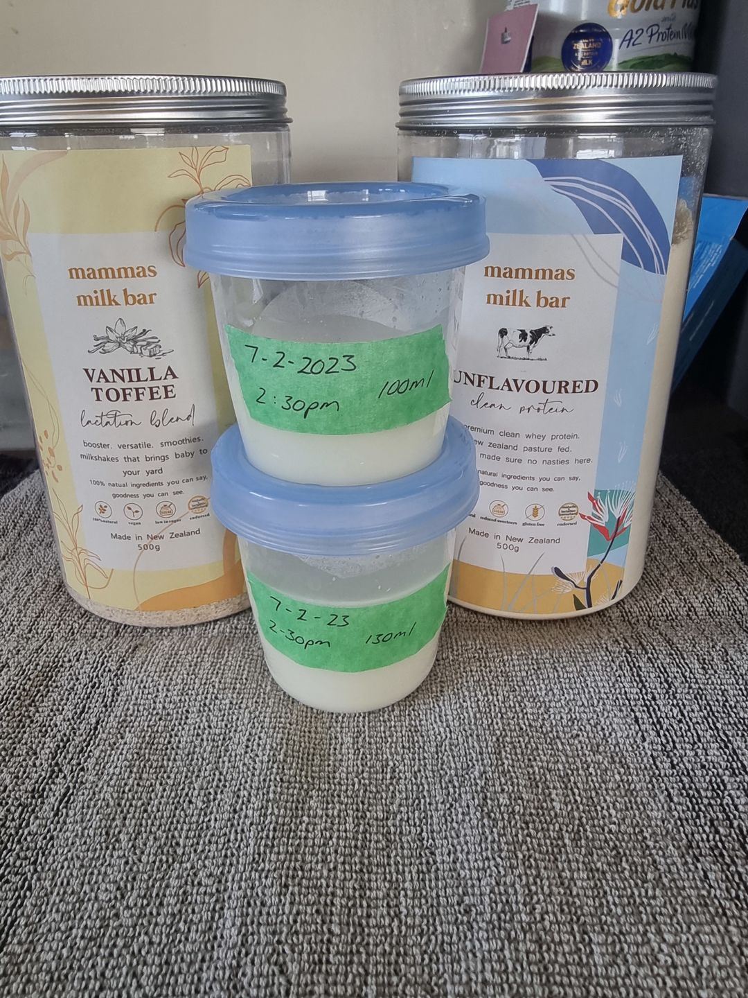 Customer photo review of Vanilla Toffee Lactation Blend