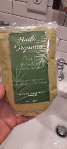 Customer photo review of Organic Qasil Powder for Hair and Skin, Pack of 1, 70gm