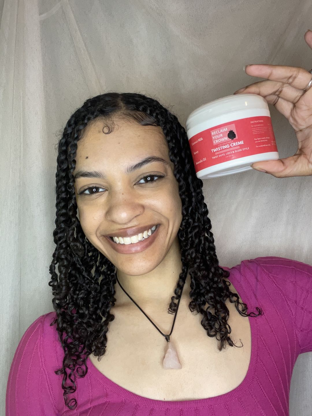 Customer photo review of Coconut Milk Twisting Crème
