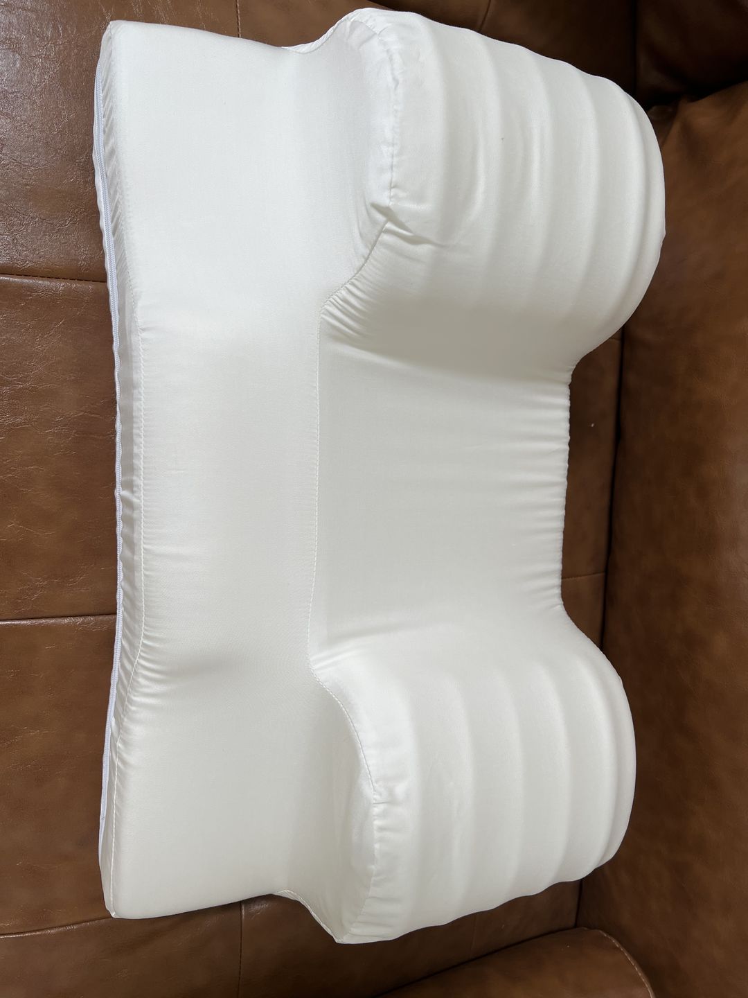 Customer photo review of Flawless Face Back Sleeper + FREE Pillowcase + FREE SHIPPING